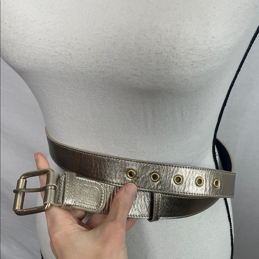 Burberry Metallic Belt London 36 90 made Italy leather - Picture 6 of 14